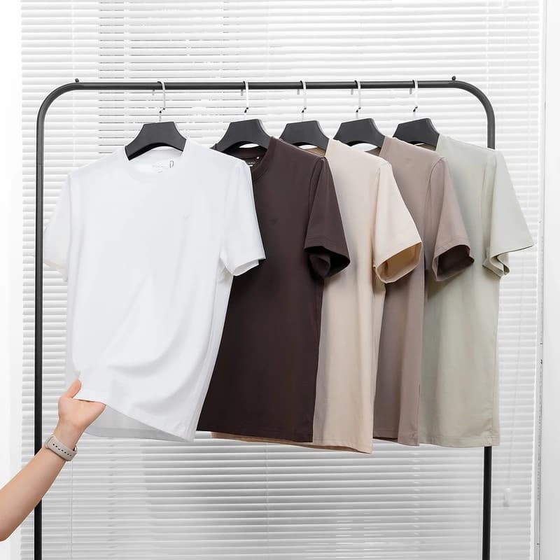 Áo thun nam trơn DAILY TEE TORANO chất cotton mát lạnh thoáng khí, thấm hút mồ hôi và co giãn thoải mái FSTS001 - 2