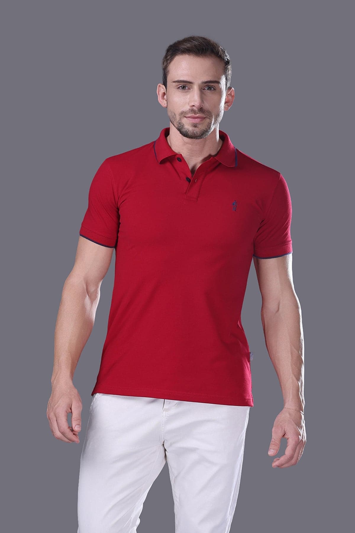Áo Polo Nam Jockey cotton CVC thêu logo Full Boy - 1314 - 3
