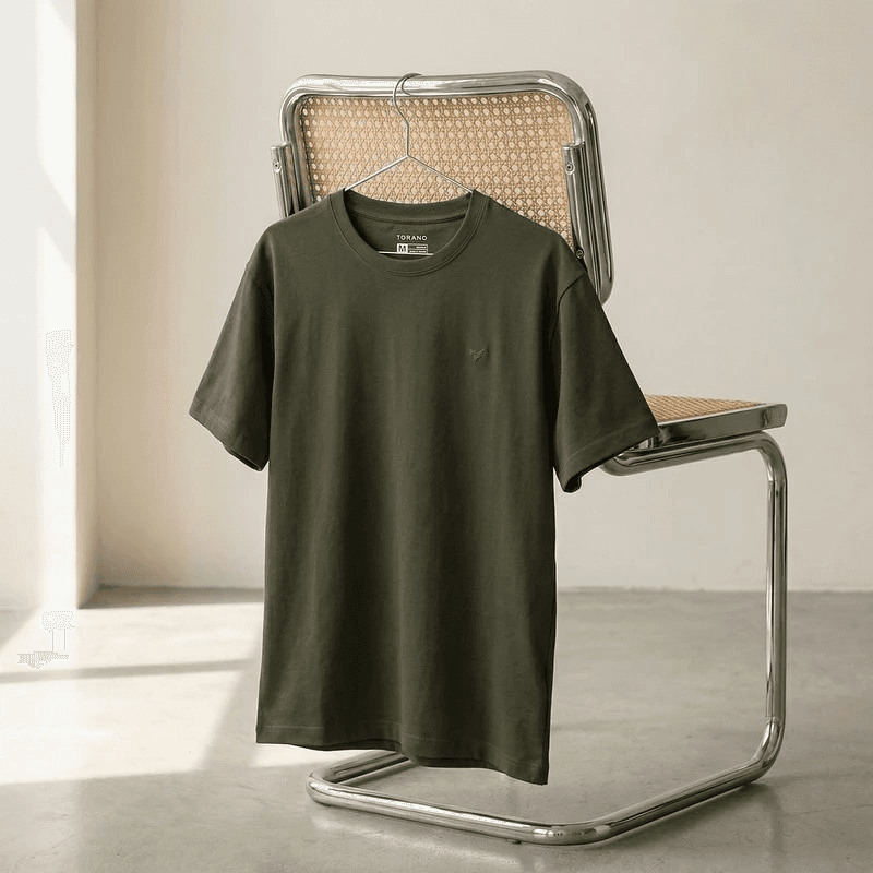 Áo thun nam trơn DAILY TEE TORANO chất cotton mát lạnh thoáng khí, thấm hút mồ hôi và co giãn thoải mái FSTS001