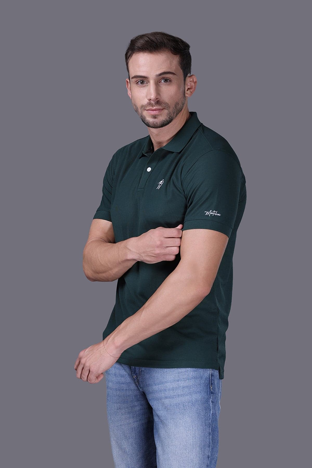 Áo Polo Nam Jockey poly cafe thêu logo Full Boy - J4027 - 3