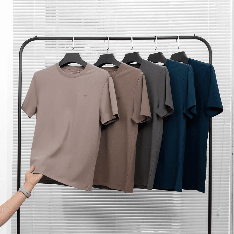 Áo thun nam trơn DAILY TEE TORANO chất cotton mát lạnh thoáng khí, thấm hút mồ hôi và co giãn thoải mái FSTS001 - 3
