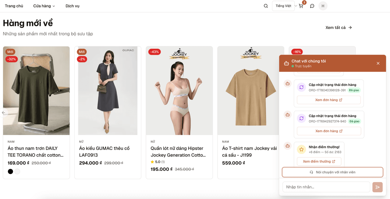 AiShops — Giải Pháp Website Bán Hàng Tích Hợp AI Cho Doanh Nghiệp Việt Nam